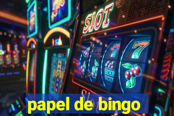 papel de bingo
